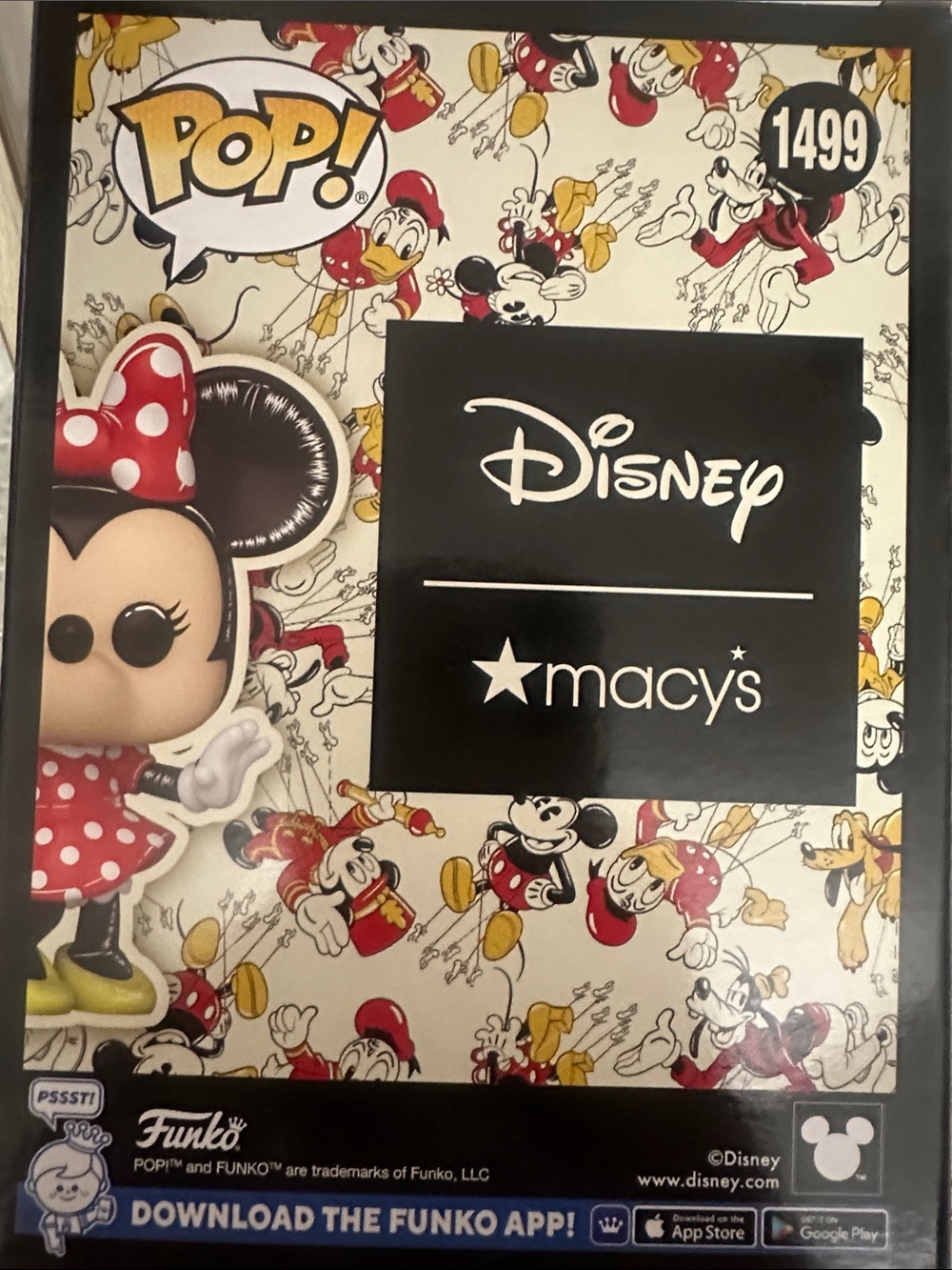 Funko Minnie Mouse Red Polka Dot Dress with Yellow Shoes - Picture 3 of 5